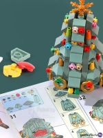 3D конструктор Jaki Музыкальная шкатулка 3D новогодняя елка