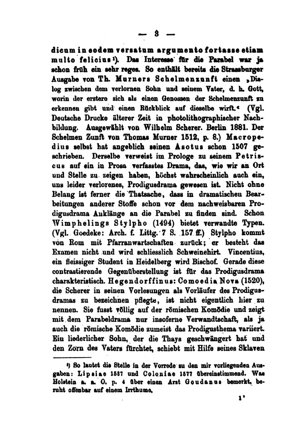 Der Verlorene Sohn Im Drama Des XVI. Jahrhunderts. Zur Geschichte Des Dramas | Franz Spengler