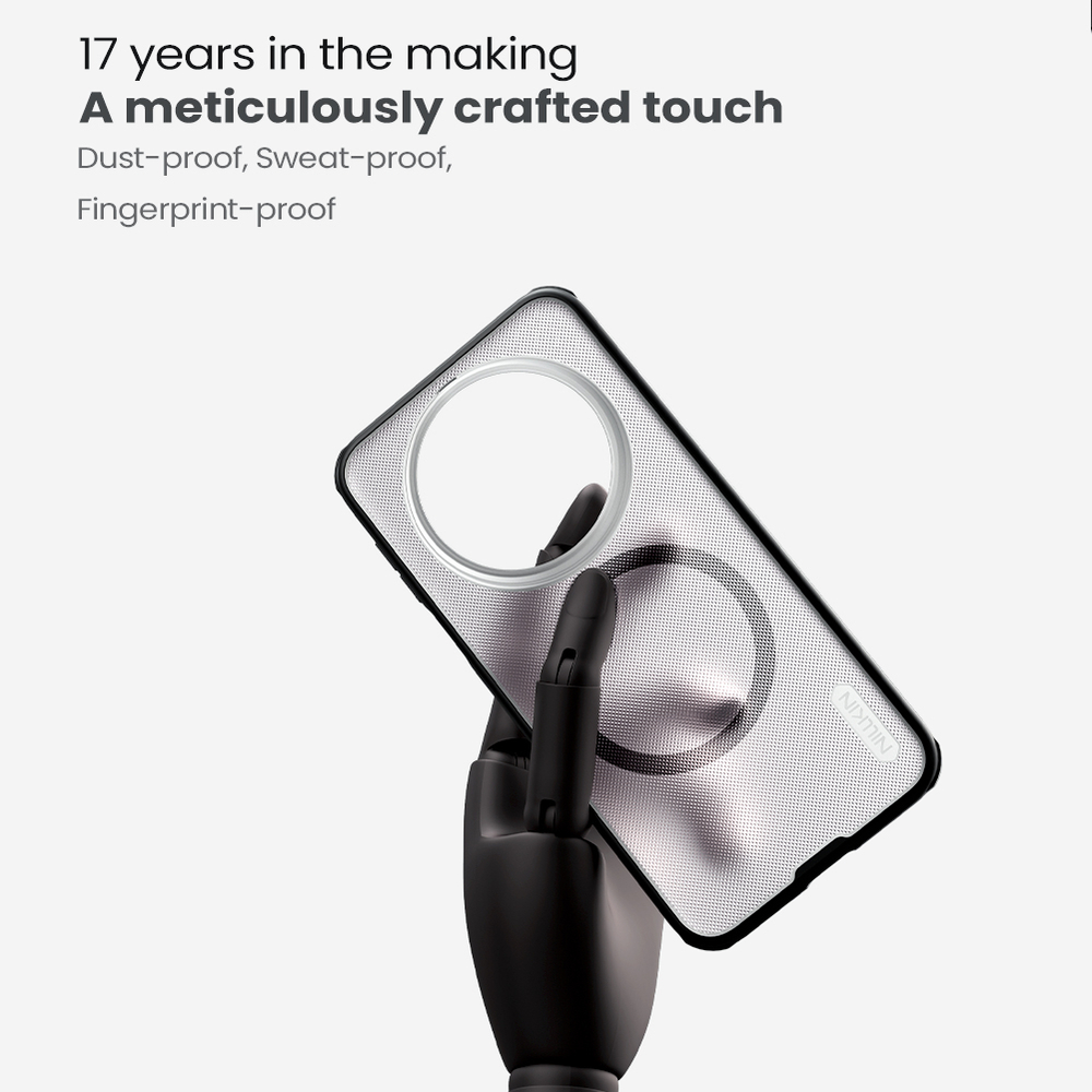 Чехол тонированный c MagSafe для Huawei Mate 80 Pro Max, серия Super Frosted Shield Pro Magnetic (Clear version) от Nillkin