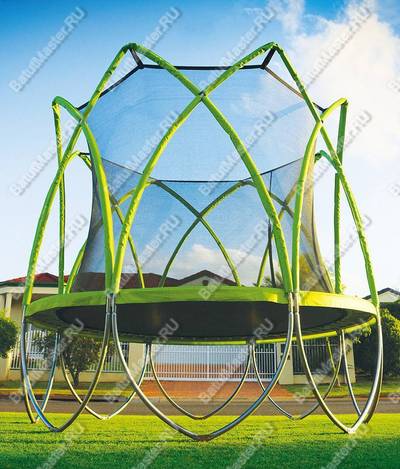 Батут с сеткой, качелями и баскетбольным кольцом, диаметр 8 фт