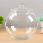 Ваза Шаровая 5л с крышкой горлышко диаметр-16, 20х23 см (без крышки высота-17см)