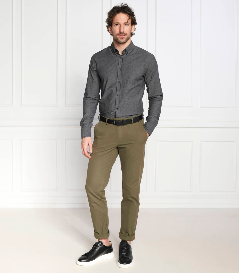 рубашка mabsoot_2 BOSS ORANGE - графитовый(50484706)