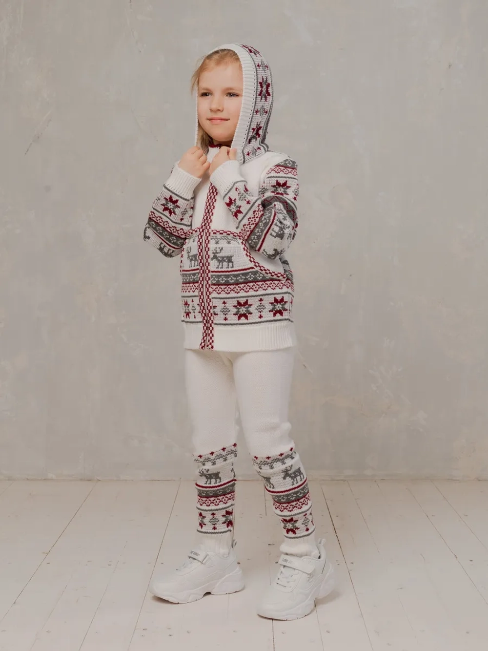 Рейтузы вязаные с орнаментом