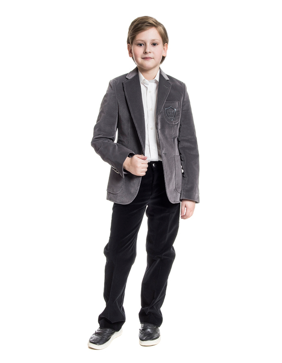 Пиджак для мальчика из вельвета