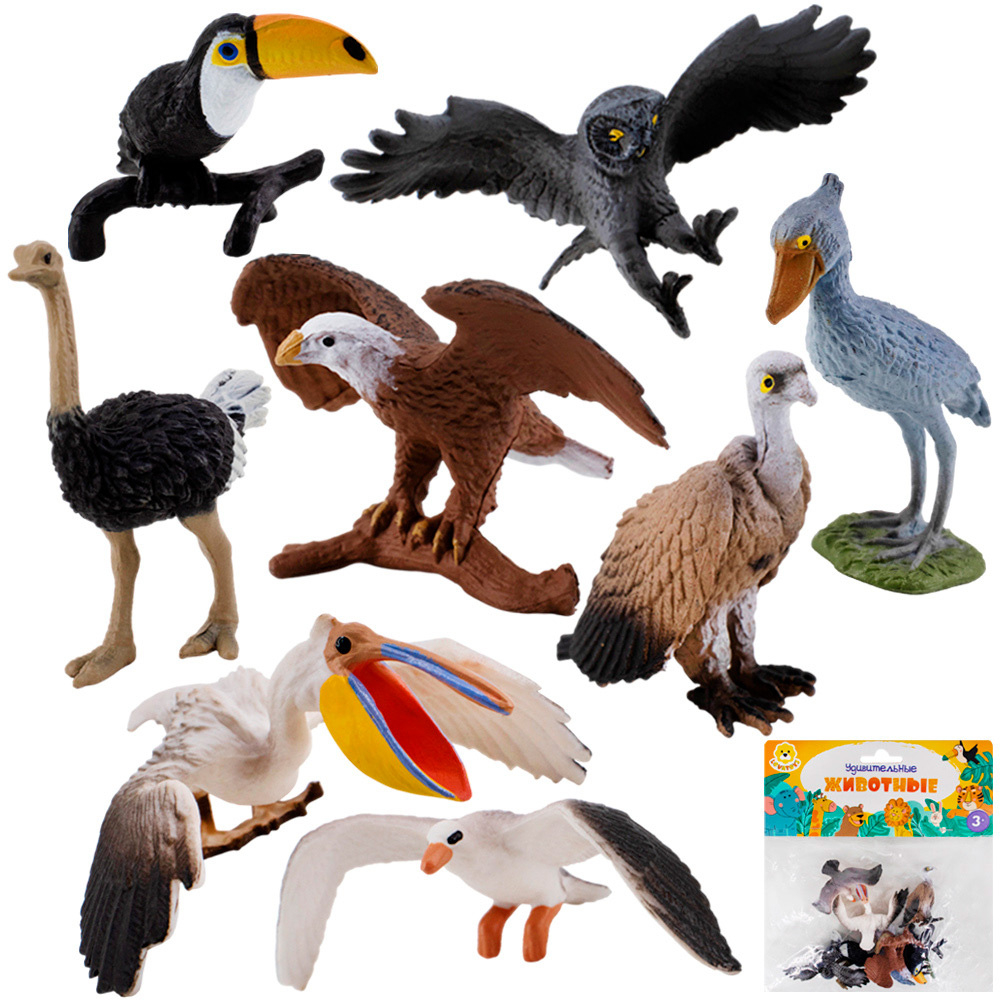 Набор птиц Levatoys MK2209-11 в пак.