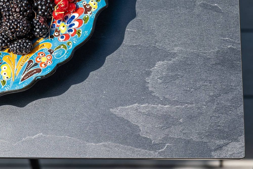 "Конте" интерьерный стол из HPL 70x70см, цвет "серый гранит"