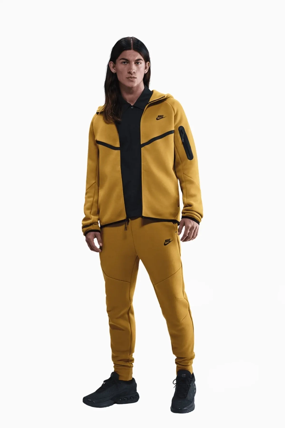 Кофта Nike Sportswear Tech Fleece Windrunner - желтый