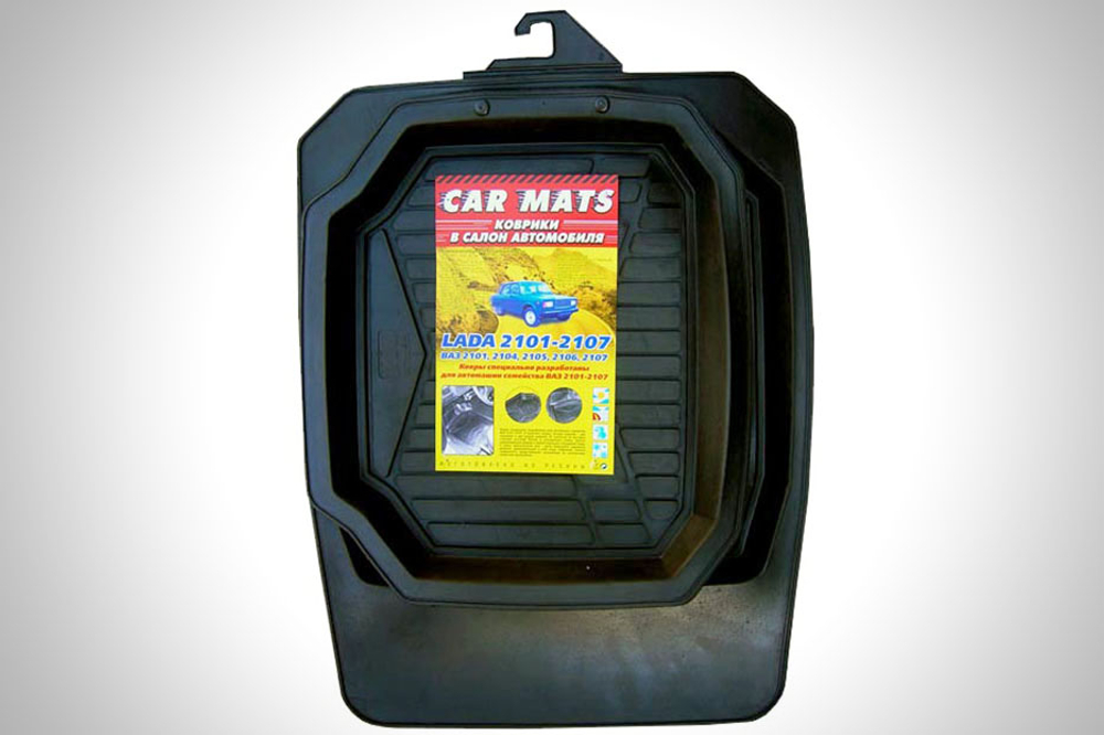 Резиновые коврики с высоким бортом для ВАЗ 2108-2115 1984-2013 Seintex.00016