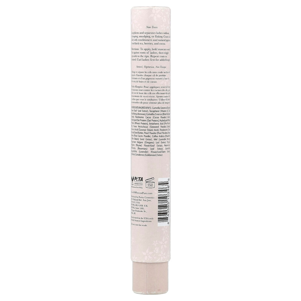 100% PURE, Fruit Pigmented®, тушь для ресниц, ультраудлиняющая, шоколадно-коричневый, 10 г (0,35 унции)