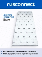 Монтажная пластина RPP12 100х200х2 мм (10 шт.)