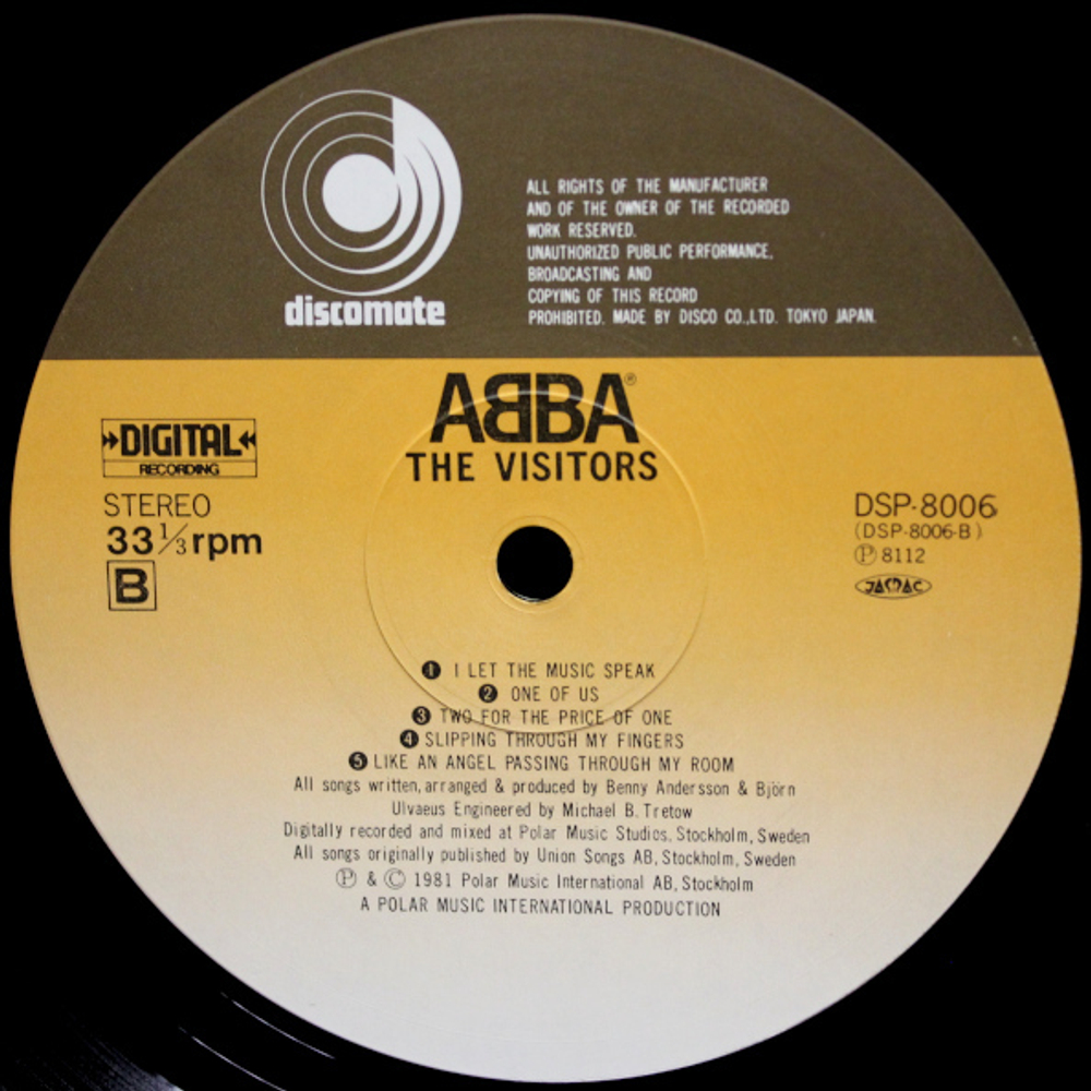 ABBA / The Visitors (LP)