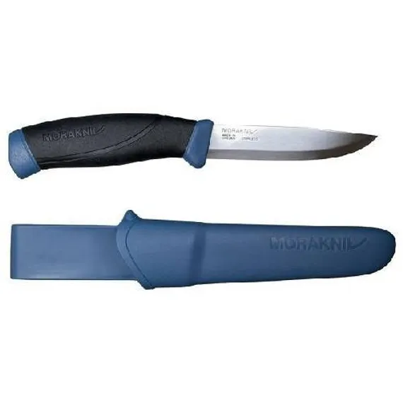 Нож Morakniv Companion Navy Blue, нержавеющая сталь, 13164