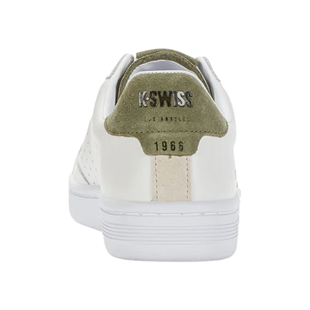 Мужские теннисные кроссовки K-Swiss Lozan Klub LTH Sneakers Men - White, Olive