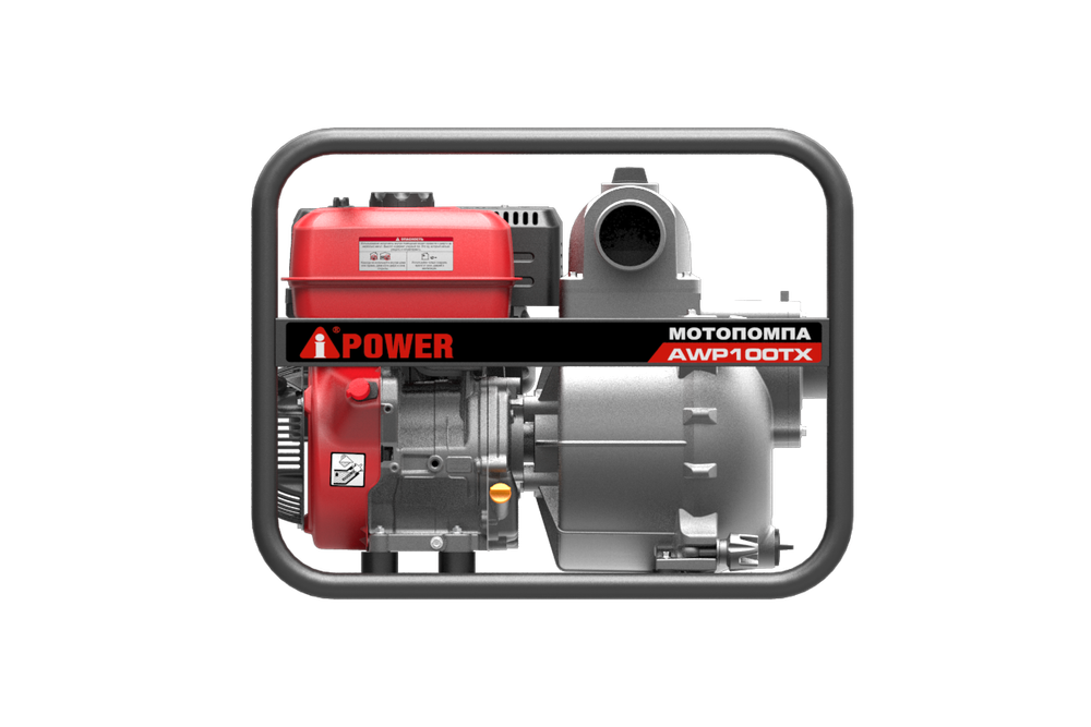Мотопомпа A-iPower бензиновая для сильно загрязненной воды AWP100TX