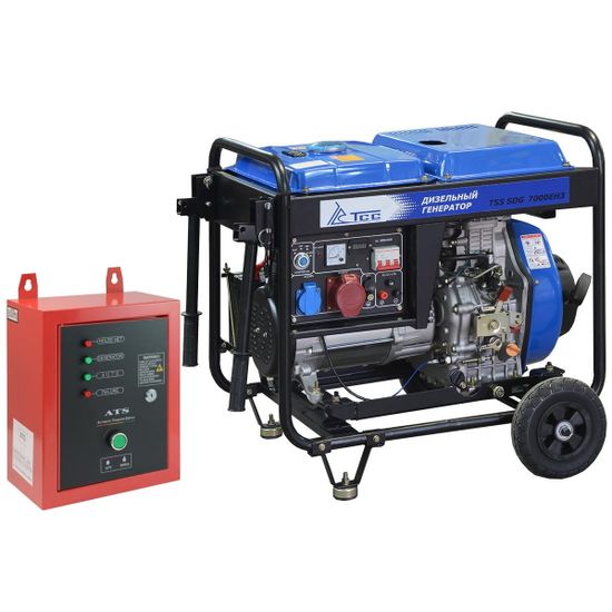 Дизельный генератор "TSS" SDG 7000EH3 с АВР