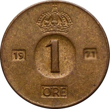 1 эре 1952-1971 Швеция