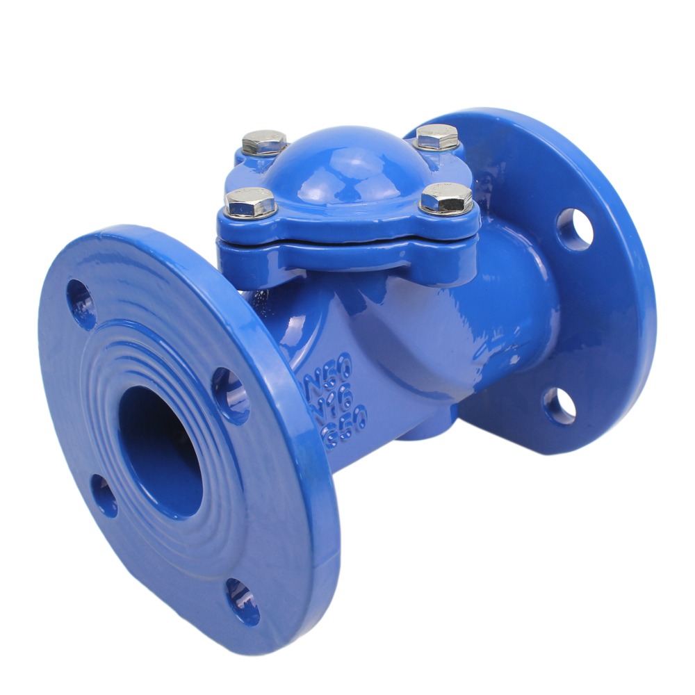 Ball check valve Elephant PN16-NBR without drain plug, body material - cast iron GGG50, closure element material - cast iron GGG50, seal - NBR