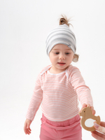 Косынка трикотажная ЧИЛИ (Молочно-Серая полоска)