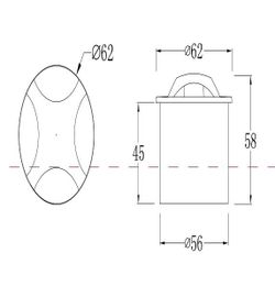 Встраиваемый в дорогу светильник Maytoni Biscotti O036-L3B3K