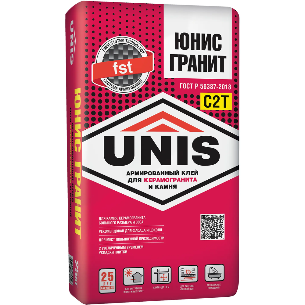 Клей плиточный Юнис (Unis) Гранит 25кг