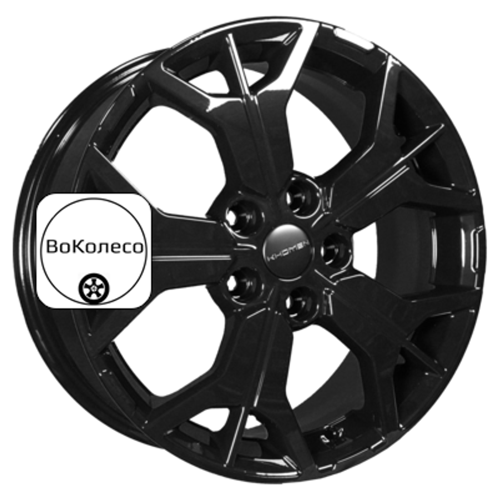 7x17/5x110 ET46 D63,3 KHW1715 (Changan CS35/CS35 Pro) Black Khomen Wheels