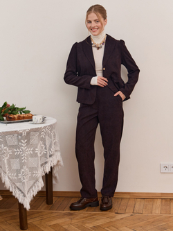 Брюки классические вельветовые