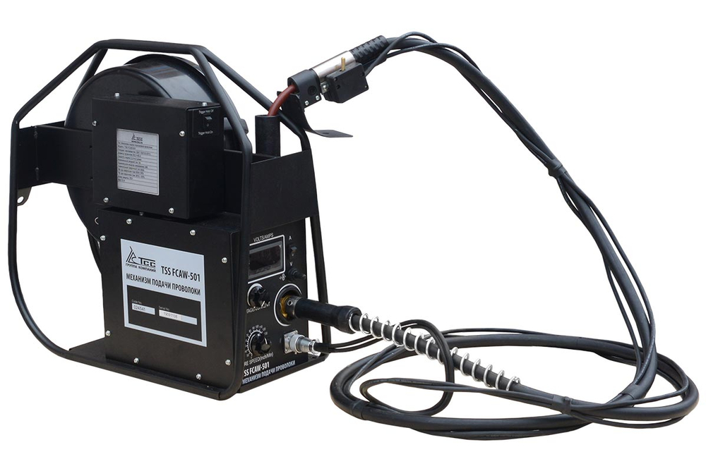 Механизм подачи проволоки TSS  FCAW-501 с горелкой в комплекте / Wire feed mechanism FCAW-501