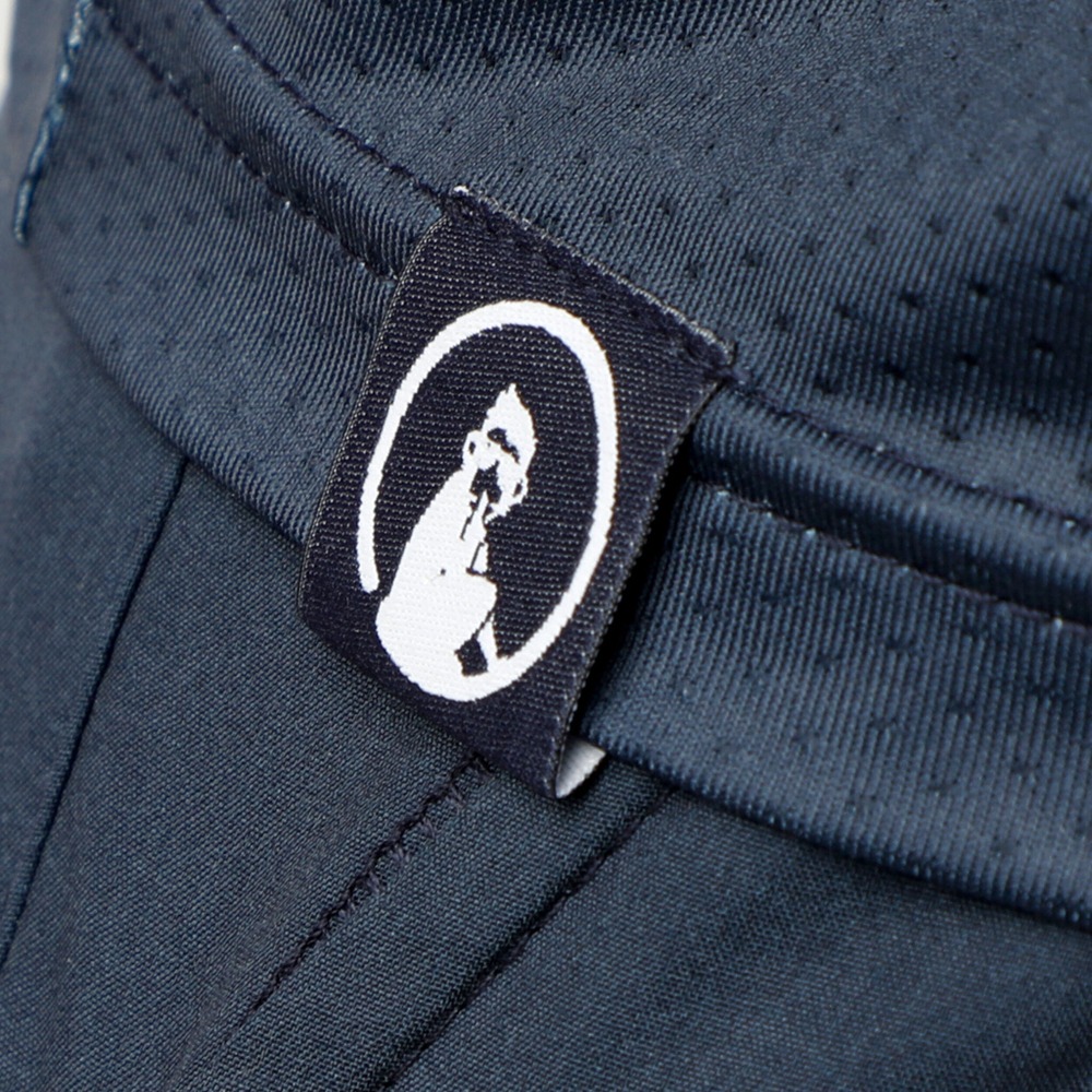 Мужское теннисное поло Quiet Please Ocean AOP Stripe Receiver T-Shirt Men - Blue