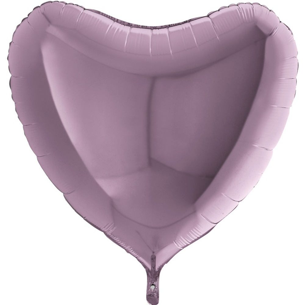 Фольгированная фигура, сердце, 36"/91СМ Металлик Lilac