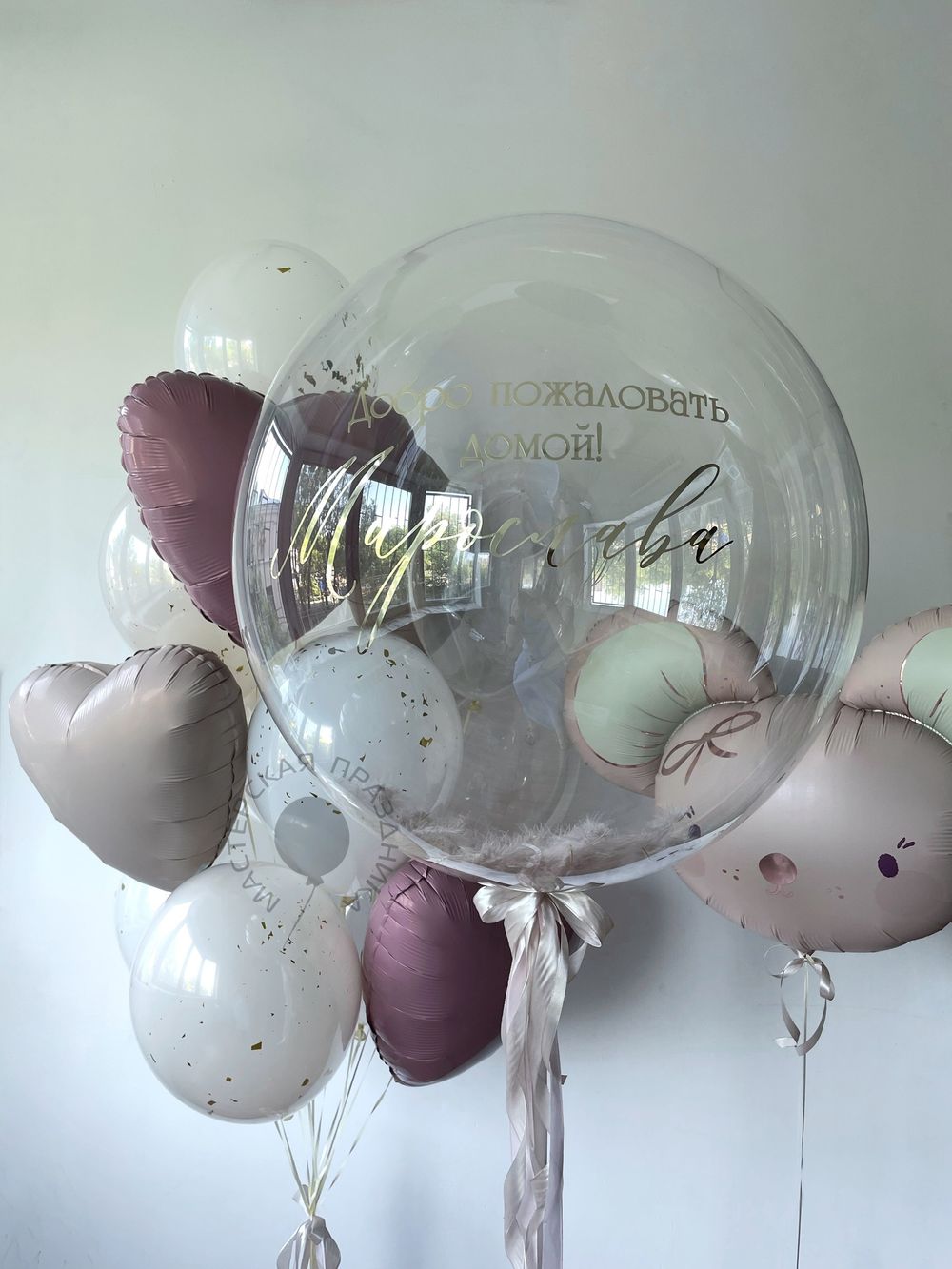 Шары на выписку для девочки №8018  Изображение4