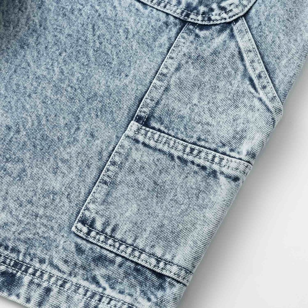 Шорты Ymkashix Джинсовые синие