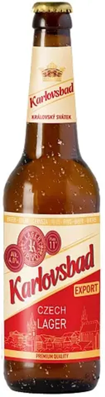 Пиво Карловсбад Чешский Лагер / Karlovsbad Czech Lager 0.5 - стекло