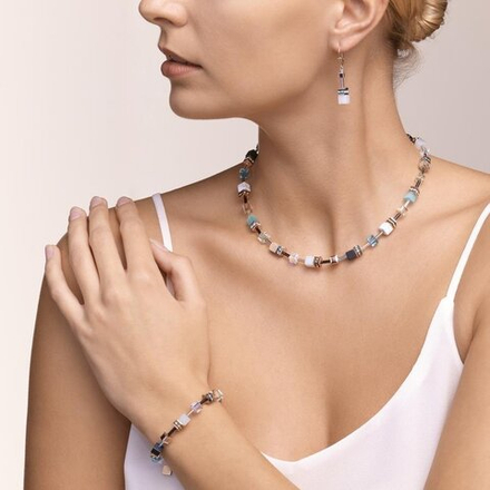 Браслет Coeur de Lion Aqua-Beige 4905/30-2010 цвет черный, зеленый, бежевый