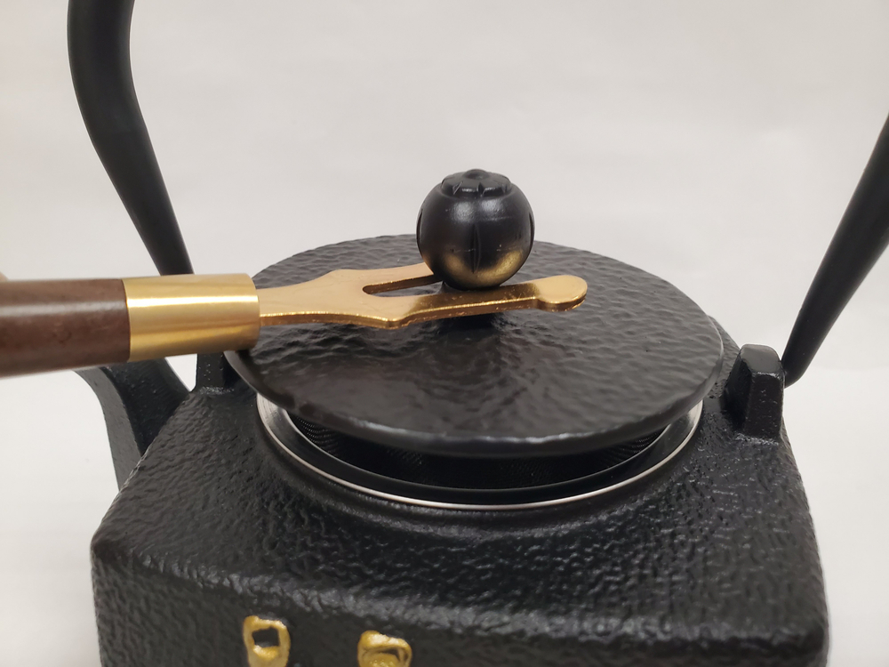 308005.2  Набор ЮЖНАЯ ЯПОНИЯ "Бамбук" чайник 1000мл сито, чугун