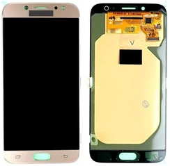 Дисплей для Samsung J730F Galaxy J7 в сборе с сенсором (золотой) AMOLED