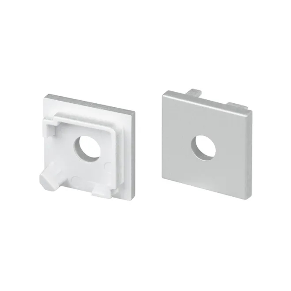 Заглушка SL-KANT-H16-S10 SQUARE с отверстием (Arlight, Пластик) 053567