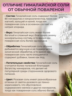 Соль гималайская, мелкий помол, 1000г