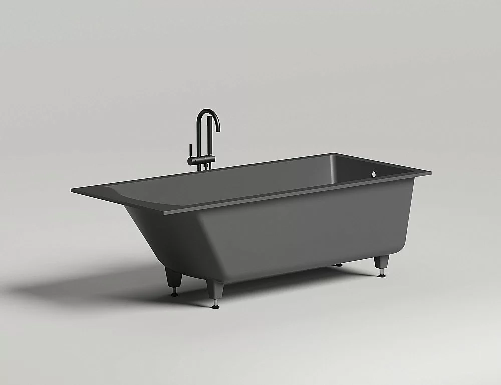 Ванна Salini Cascata S-Sense 180x80 104213M белая матовая