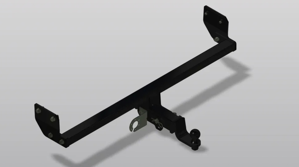 Фаркоп под квадрат на NISSAN X-TRAIL T32 (2015-) (без электрики, паспорт/сертификат в комплекте) Автос.NS 27B