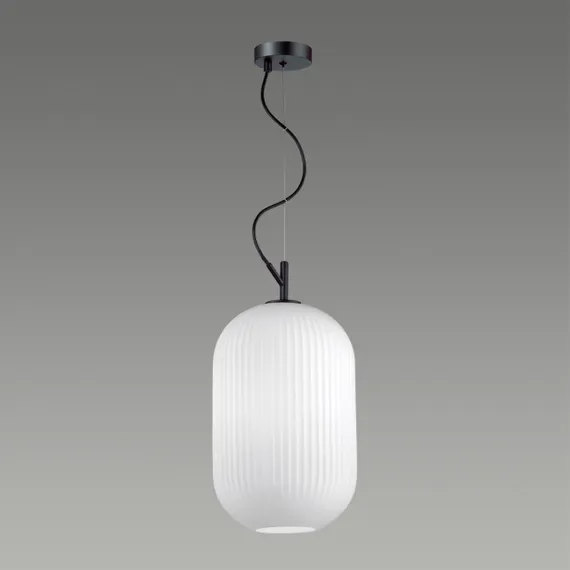 4752/1 PENDANT ODL21 489 белый/черный Подвес E27 60W ROOFI