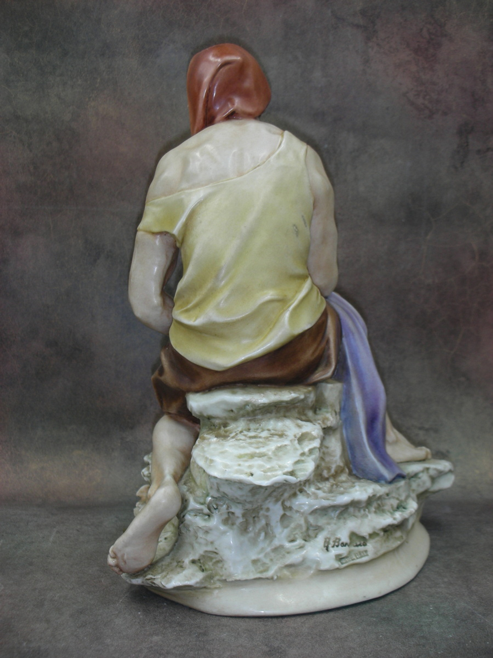 Статуэтка. Фарфор. Мечта рыбака. Capodimonte. Италия