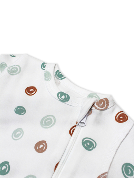 Комбинезон швы наружу на молнии Горошек RinaAmari