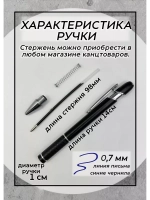 Ручка именная Алексей в чехле