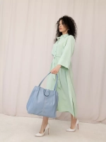 Сумка большая через плечо шоппер мешок