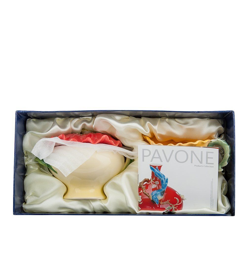 FM-07/ 4 Набор сахарница и молочник «Маки» (Pavone)