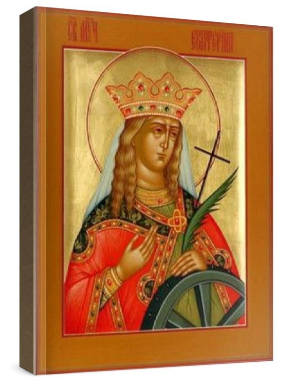 Екатерина (рукописная икона)