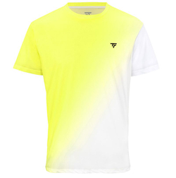 Мужская теннисная футболка Tecnifibre X-Loop Fire - white/yellow