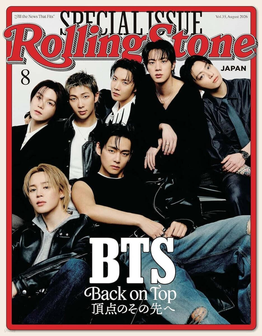(ПРЕДЗАКАЗ) публикация Rolling Stone JAPAN - 2026.08 BTS