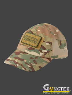 Бейсболка (кепка) демисезонная Gongtex Softshell Cap Waterproof с велкро панелью. Мультикам
