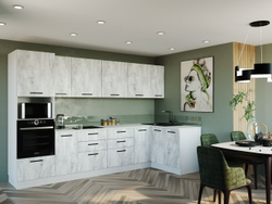 Кухонный гарнитур угловой Пайн 3200х1400 столешница 26 мм